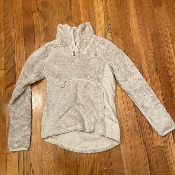 The North Face Light Grey Quarter Zip Fleece Size XS - Picture 1 of 10